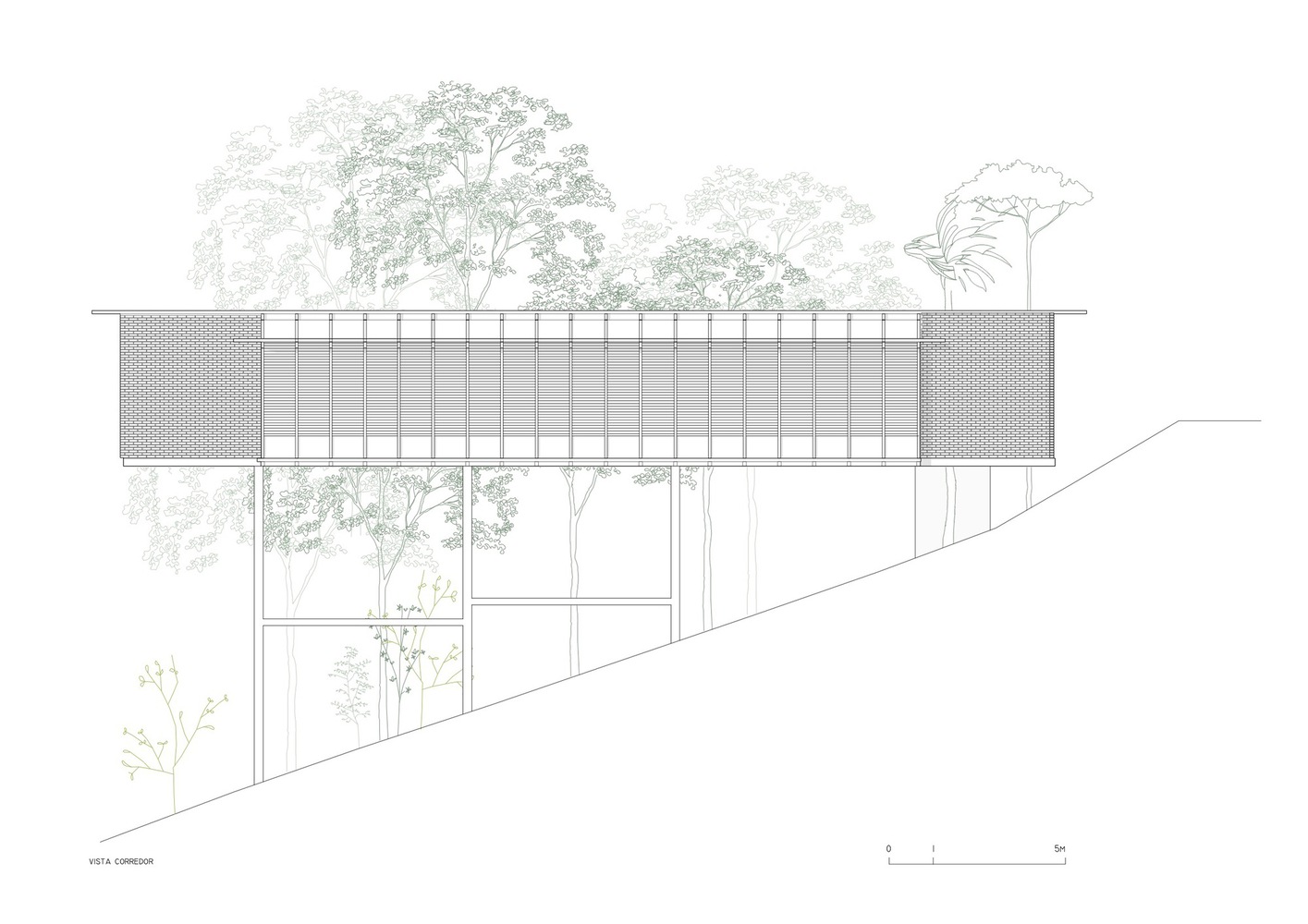 sloped to fit 14 homes that embrace the hill as a catalyst for their design - 25050